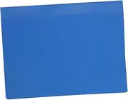 WEKADRIN Document Organizer with Plastic Sleeves A3 Size Portfolio Folder for Certificates Drawings Blue