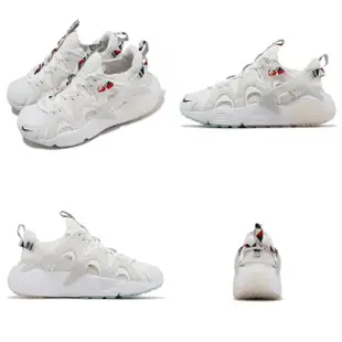 【NIKE 耐吉】武士鞋 Wmns Air Huarache Craft 女鞋 白 米白 襪套式 休閒鞋 民族風(FN8915-141)