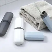 3Pcs Portable Toothbrush Box Outdoor Travel Toothbrush Storage Organizer Case