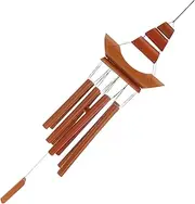 BESPORTBLE Sailing Boat Bamboo Wind Chime Decor Garden Bell Pendant Wind Bell Ornament for Yard