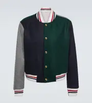 Thom Browne Virgin wool varsity jacket