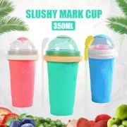 2x Slushie Maker Cup Quick Freeze Magic Milkshake Cup Ice Cream Maker