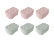 Soap box travel soap tray with lid soap box 6 waterproof soap boxes for family bathroom travel