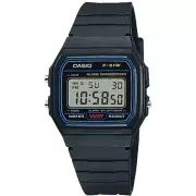 Casio F91W-1, 7 Year Battery Chronograph Watch, Black Resin Strap, Alarm, NEW