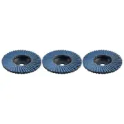 3 X 3 Inch Flat Flap Discs 75mm Grinding Wheels Wood Cutting For Angle Grinder