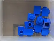 LEGO Parts - Blue Brick 1 x 1 w Stud on Side - No 87087 - QTY 10