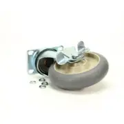 Cres Cor 0569306BK 5 in Swivel Plate Caster w/ Brake