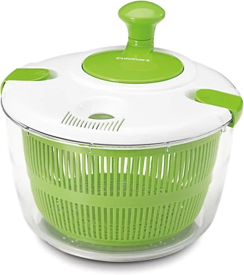 Cuisinart Large Salad Spinner, 5-Qt , Vegetable & Fruit Salad Washing Bowl with