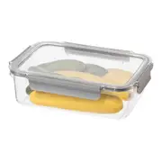 Oggi Clarity 28cm/2.5L Food Storage Container Stackable Pantry Organiser Clear