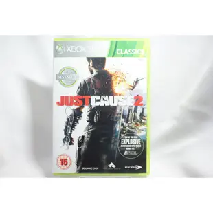 [耀西]二手 歐版 XBOX 360 正當防衛 2 JUST CAUSE 2 含稅附發票