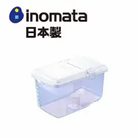 在飛比找ETMall東森購物網優惠-日本製【INOMATA】複合式收納米桶附輪 5KG