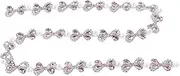 [Yosoo] Crystal Rhinestone Roll, Trim Embellishments Beaded Trim 1 Yard 1.8cm Crystal Rhinestone Chain for Wedding Party