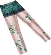[MOBUTOFU] Unique Printed Design Pants Leggings Stocking Performance Saint Patrick's Day Comfort