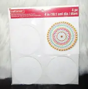 Craft Smart Mandala Painting Circular Canvas Panels 4" Brand New In Package G6