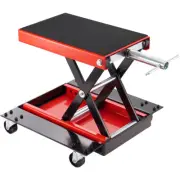 500KG Motorcycle Scissor Jack Motorbike ATV Lift Jack Work Bench Dolly