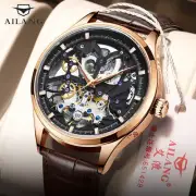 AILANG Men's Watch Hollow Tourbillon Waterproof Automatic Mechanical Wristwatch