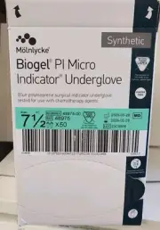 Biogel 48975 PI Micro Indicator Surgical Under glove , CHEMO, Size 7.5 , BOX/50