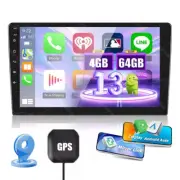 9'' 2Din Apple Carplay Android 13 Car Stereo Radio GPS Navi WIFI 4+64G MP5 BT