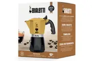 Bialetti Brikka Yellow 4 Cup Moka Pot Express Aluminium Stovetop Coffee Maker