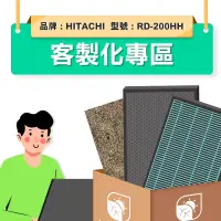 在飛比找蝦皮購物優惠-綠綠好日 客製化 濾芯 適 Hitachi 日立 RD-20