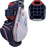 Sun Mountain 2025 C-130 14 Way Golf Bag with Full-Length Dividers and 11 Pockets for Ultimate Convenience - Lightweight Golf Cart Bag with Cart Strap Pass-Through Ideal for Golf Carts