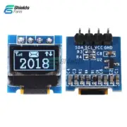 0.49 inch OLED SSD1306 64x32 I2C IIC Display Screen Module For Arduino White