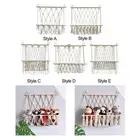 Plush toy storage net for playroom, handmade and space-saving