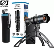 Apexel HD 20-40X Zoom Lens Telephoto MobilePhone Zoom Lens with Tripod for phone