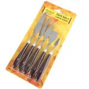5 Pcs Set Stainless Palette Knife Scraper Spatula for Oil Painting
