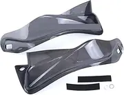 JININGLEZX Compatible with Moto Guzzi V85TT V 85 TT V85 TT 2019 2020 2021 2022 2023 Motorcycle Accessories Handguard Extensions Hand Guard Windshield(Smoke Gray)