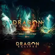 Dragon Eclipse Terrains Miniature Expansion - 41 Terrain Miniatures, Detailed Arena Terrain Pieces for Enhanced Immersion, 10+ Sculpt Designs, Made by Awaken Realms