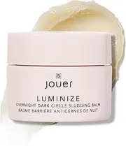 Jouer Luminize Overnight Dark Circle Slugging Balm – Fragrance Free, Caffeine Eye Cream, Overnight Eye Treatment, Brightening Eye Balm, Paraben Free, Gluten & Cruelty Free