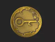 Aqshy Collectible Coin-Stormcast Eternal-Chaos-Magic-Realm-Warhammer Sigmar