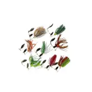 8 x Premium Double Blade Spinnerbaits Spinner Bait Bass Trout Fishing Lures 13G