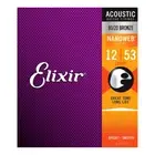 Elixir 80/20 Nanoweb Phosphor Bronze Acoustic Guitar Strings Light (12-53)/11052