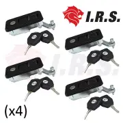 Compression Pop' Lock / Handle - Small Black x4. Tool Boxes, Trailer Canopies