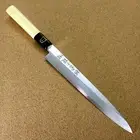 Japanese Kitchen Sashimi Yanagiba Knife 205mm 9.1 inch White Steel 3 SEKI JAPAN