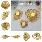 Supplies Candle Holder Home Decoration Hollow Leaf Candlestick Turtle Leaves