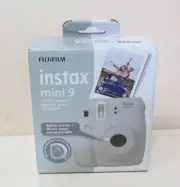 FUJIFILM INSTAX MINI 9 INSTANT CAMERA SMOKY WHITE
