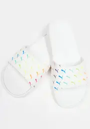 [PUMA] White Cool Cat Bold Slide Sandals