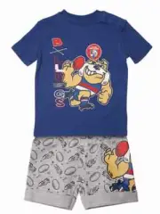 Western Bulldogs 2018 AFL Babies 2 piece Tee & Short Pack Sizes 000-1 BNWT