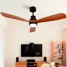 Wooden Ceiling Fans Without Light Bedroom 220v Ceiling Fan Lights Remote Control