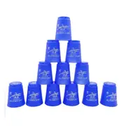 Speed Stacking Cups Set - Timer & Sport Stacker for Kids & Adults Blue