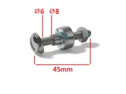 BIKE REAR FIXING SCREW BRAKE CALIPER CYCLE VINTAGE BOLT 6MM FIXIE SINGLESPEED