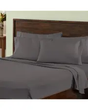Superior Premium Plush 1000 Thread Count Solid Deep Pocket Cotton Rich Bed Sheet Set