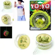 4 X Yoyo Light Up Glow Party Favor Classic Magic Toy Kids Games Gift