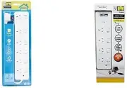 HPM D104PA6 6 Outlet Surge Protected Powerboard + 4 Outlet Powerboard