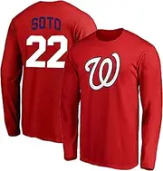 Outerstuff MLB Youth 8-20 Team Color Alternate Primary Logo Name and Number Long Sleeve Player T-Shirt