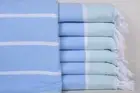 Personalized Beach Towel, Blue-Mint Towel, 40x67 Inches, Terry,Striped Towel