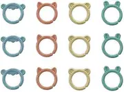 Ingenuity Sheppy's Squad Toy Links for Newborn and Up, 12 Links, Plant-Based and BPA-Free Materials, Multi-Texture